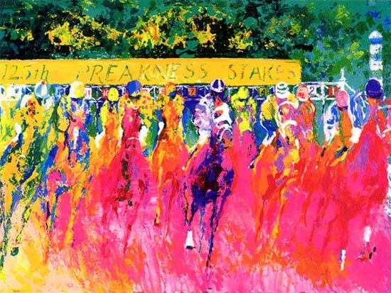 Leroy Neiman 125th Preakness Stakes